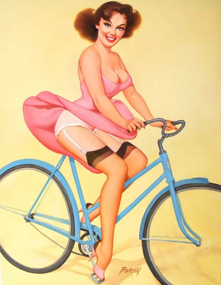 Among the most famous pin-up poster girls are: Betty page. 